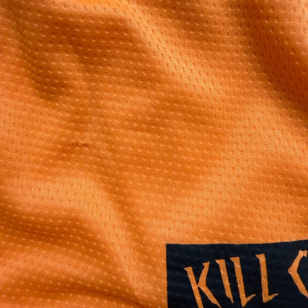 Kill Crew Orange Shorts with Black Flames XS - Picture 5 of 7